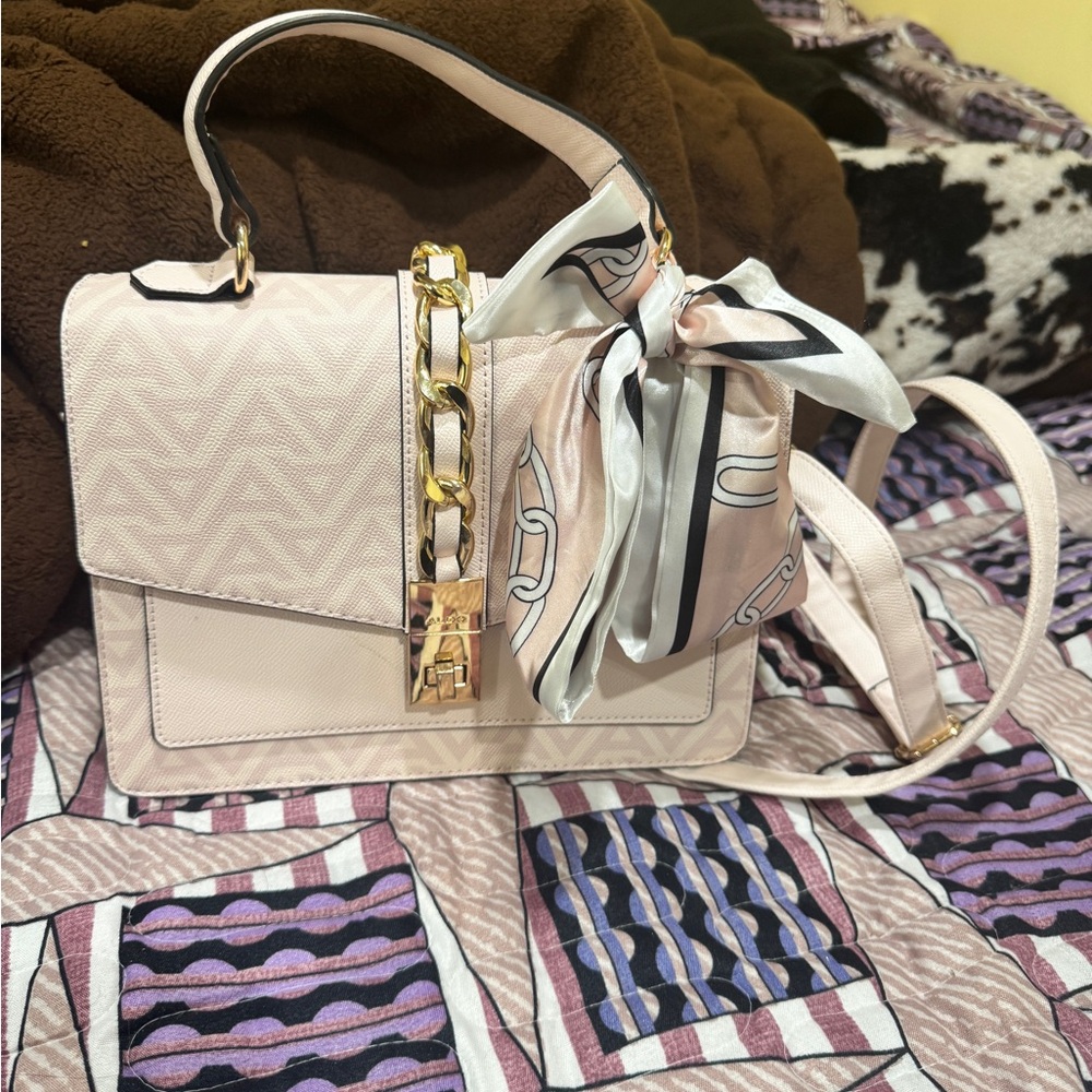 Aldo Caiillaa top handle satchel light pink - Picture 4 of 14